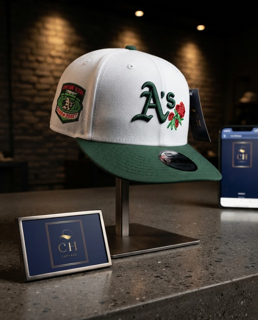 GORRA CAPHAUS A´S ROSE GREEN